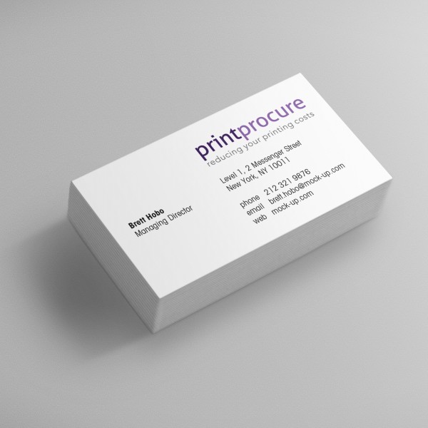 Uncoated Business Cards