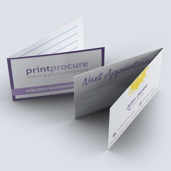 Folded Business Cards